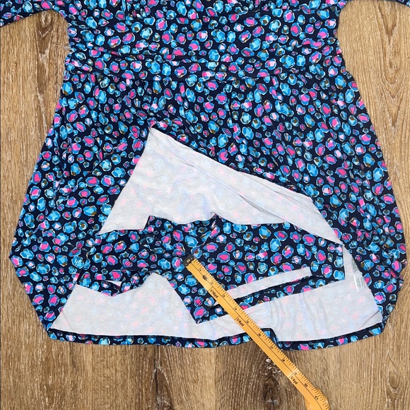 EUC Lilly Pulitzer Parigi Knit Skort Romper Seabreeze Blue Low Tide Navy Spotted - Picture 8 of 16